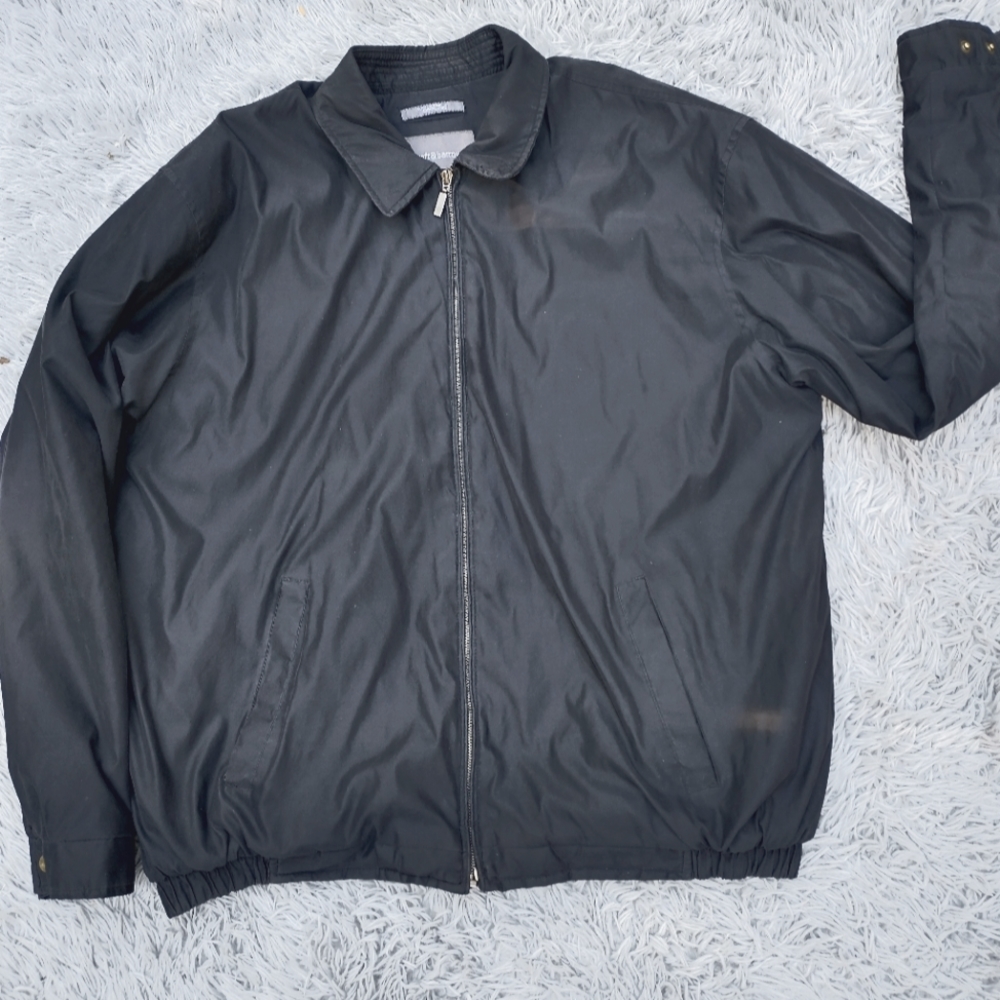 Men's Grey Croft & Barrow XXL Work Coat Windbreaker Jacket
